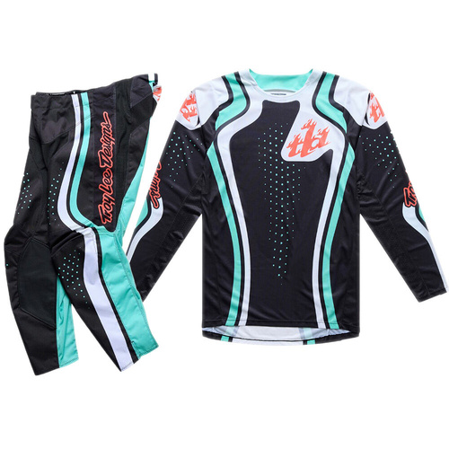 TROY LEE DESIGNS 2026 GP PRO ROLLER BLACK / TEAL KIDS GEAR SET