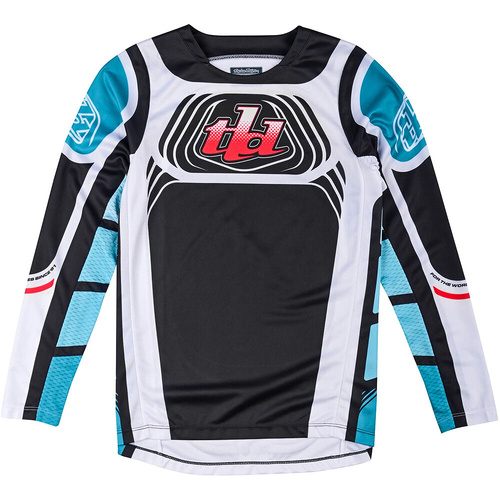 TROY LEE DESIGNS 2024 GP PRO WAVEZ PHANTON / TURQUOISE KIDS JERSEY - S