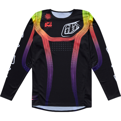 TROY LEE DESIGNS 2025 SE PRO STRIPES BLACK / MULTI KIDS JERSEY - S