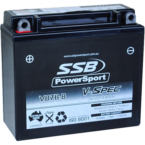 SSB POWERSPORT VB9-B 12V V-SPEC HIGH PERFORMANCE AGM BATTERY