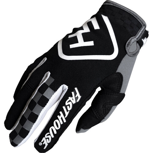 FASTHOUSE 2022 SPEED STYLE LEGACY BLACK / GREY GLOVES - SM