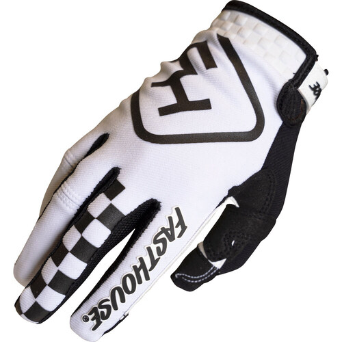 FASTHOUSE 2022 SPEED STYLE LEGACY WHITE / BLACK GLOVES - SM
