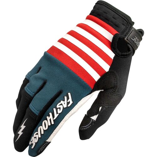 FASTHOUSE 2023 SPEED STYLE OMEGA RED / SLATE KIDS GLOVES - XS