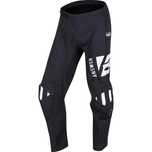 ANSWER 2022 SYNCRON MERGE BLACK/WHITE KIDS PANTS - 24