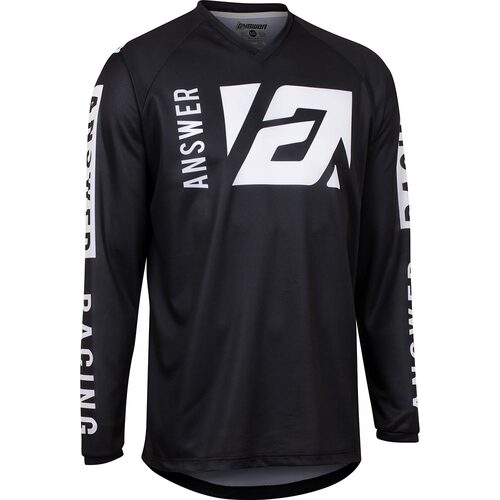 ANSWER 2022 SYNCRON MERGE BLACK/WHITE KIDS JERSEY - MD