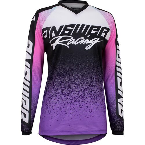 ANSWER 2022 SYNCRON PRISM WOMEN'S PURPLE/RHODAMINE SEAFOAM JERSEY - MD