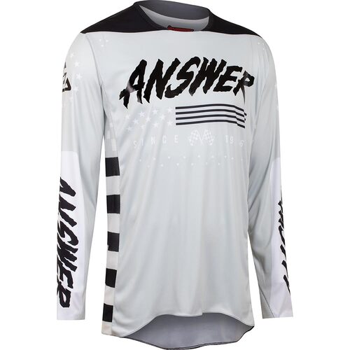 ANSWER 2022 ELITE REDZONE GHOST BLACK JERSEY - MD
