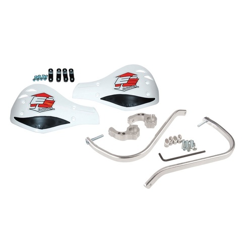 ENDURO ENGINEERING EVO DEBRIS DEFLECTORS WHITE FOR 1 1/8" BARS 50-5114S/51-120
