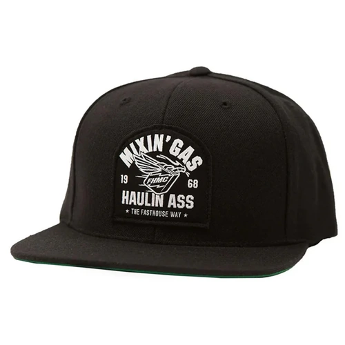 FASTHOUSE MIXIN GAS BLACK HAT