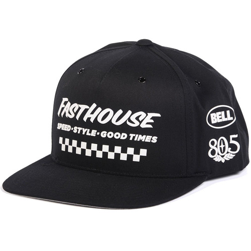 FASTHOUSE HERO BLACK SNAPBACK CAP