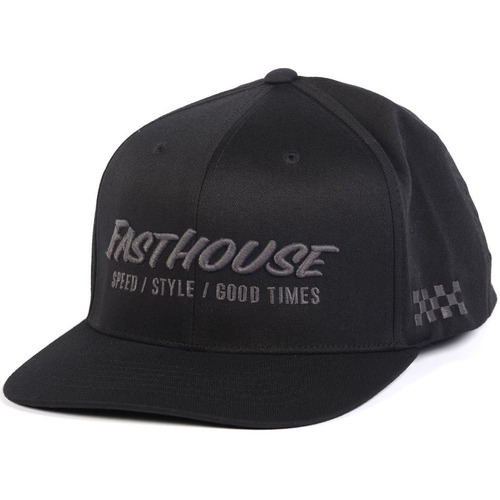 FASTHOUSE CLASSIC BLACK FITTED CAP - SM/MD