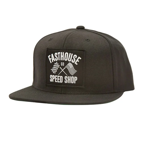 FASTHOUSE YOUTH FAST FLAGS BLACK HAT