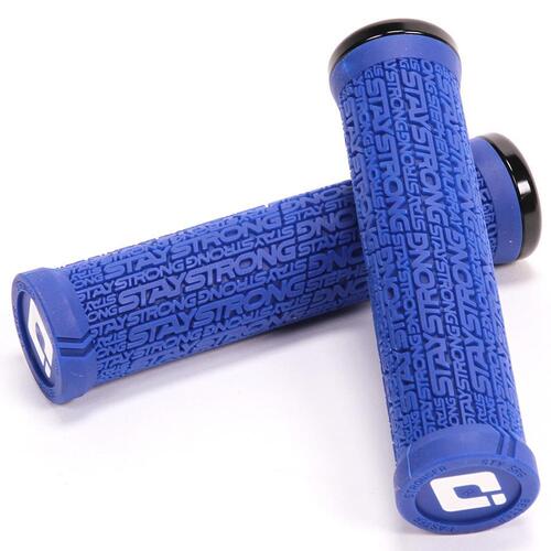 STAY STRONG X ODI REACTIV V2.1 BLUE LOCK-ON GRIP