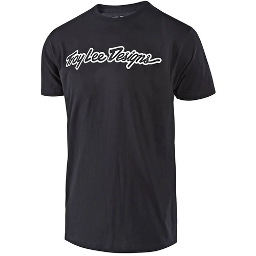 TROY LEE DESIGNS SIGNATURE BLACK KIDS TEE - S
