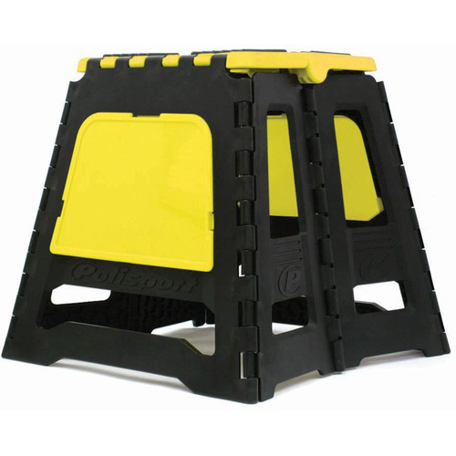 POLISPORT YELLOW FOLDING BIKE STAND
