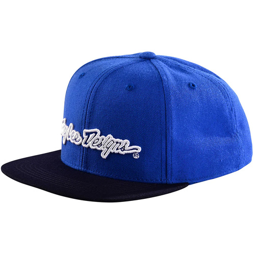 TROY LEE DESIGNS SIGNATURE BLUE / WHITE SNAPBACK