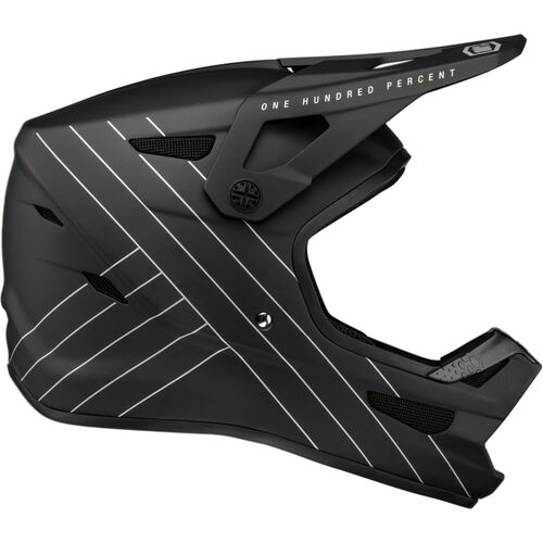 100% STATUS ESSENTIAL BLACK HELMET