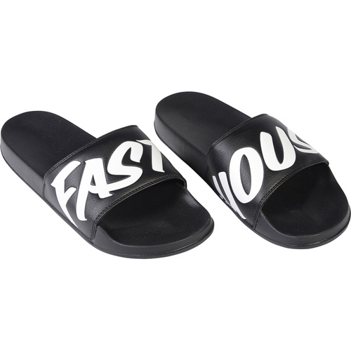 FASTHOUSE LOGO BLACK SLIDE SANDALS - 6