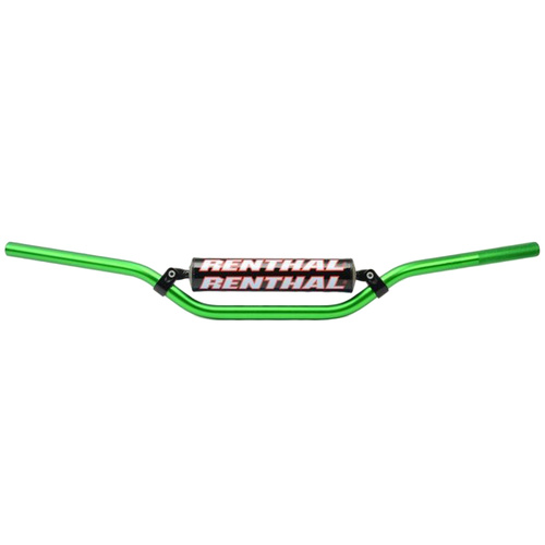 RENTHAL 7/8" MX GREEN HANDLEBARS - RC BEND