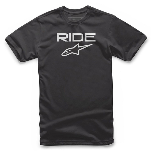 ALPINESTARS RIDE 2.0 BLACK / WHITE MENS TEE - SM
