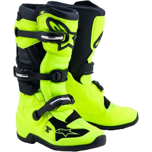 ALPINESTARS 2027 TECH 7S YELLOW / BLACK KIDS BOOTS - 2