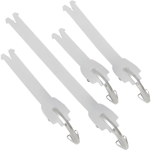 ALPINESTARS TECH 7 / TECH 5 / TECH 3 WHITE STRAP SET (x4)