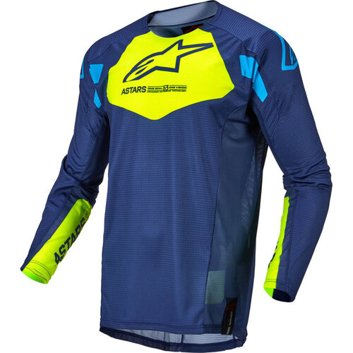 ALPINESTARS 2022 RACER FACTORY NAVY / FLURO KIDS JERSEY - SM