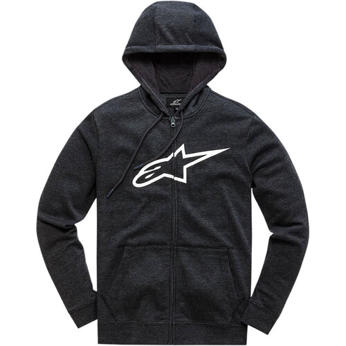 ALPINESTARS AGELESS II BLACK / WHITE ZIP HOODIE - MD