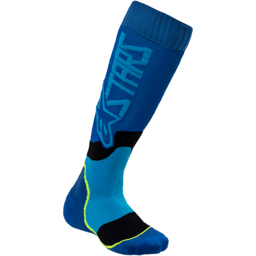 ALPINESTARS MX PLUS-2 CYAN/BLUE KIDS SOCKS