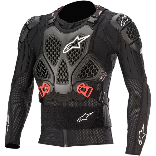 ALPINESTARS BIONIC TECH V2 BLACK / RED BODY ARMOUR JACKET - SM