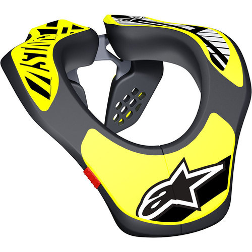 ALPINESTARS BLACK/FLURO KIDS NECK BRACE