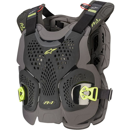 ALPINESTARS A1 PLUS BLACK/FLURO BODY ARMOUR - M/L