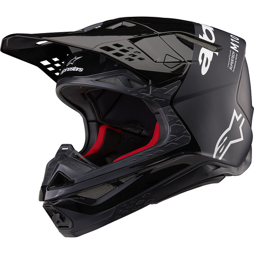 ALPINESTARS 2026 S-M10 FLOOD BLACK / GREY HELMET - S