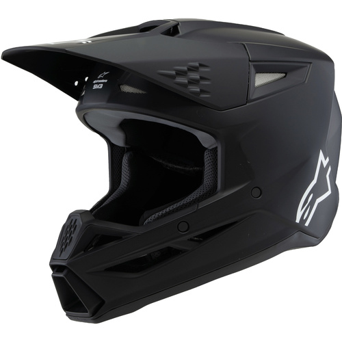 ALPINESTARS 2026 S-M3 MATT BLACK KIDS HELMET - S