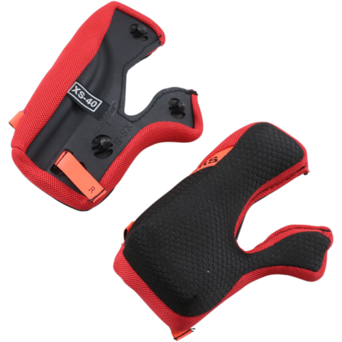 ALPINESTARS SUPERTECH M10/M8 CHEEK PADS +5MM - SM