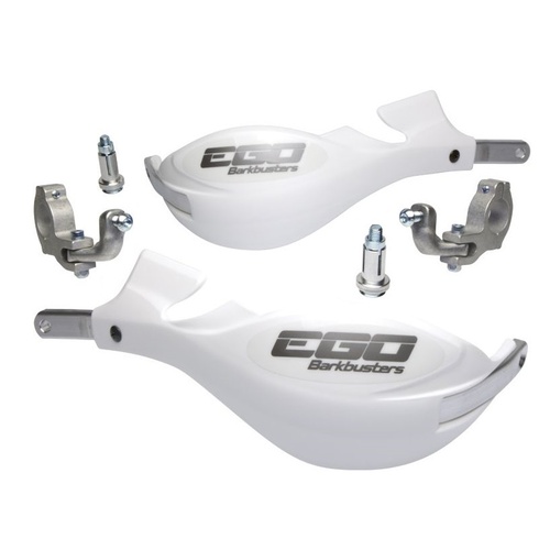 BARKBUSTERS EGO WHITE TAPERED BARS HANDGUARDS