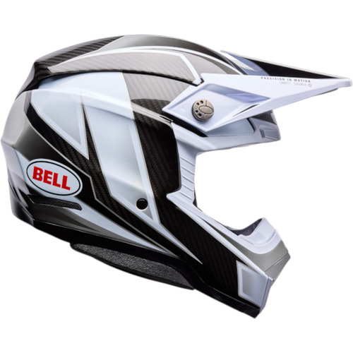 BELL 2026 MOTO-10 SPHERICAL GRID WHITE / BLACK / GREY HELMET - S