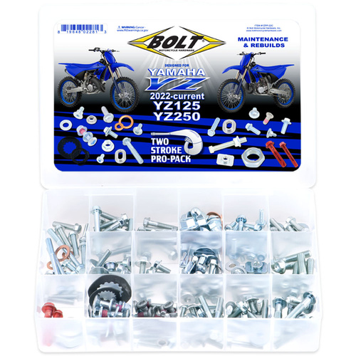 BOLT YZ125-250 22-25 FACTORY STYLE PRO PACK HARDWARE KIT