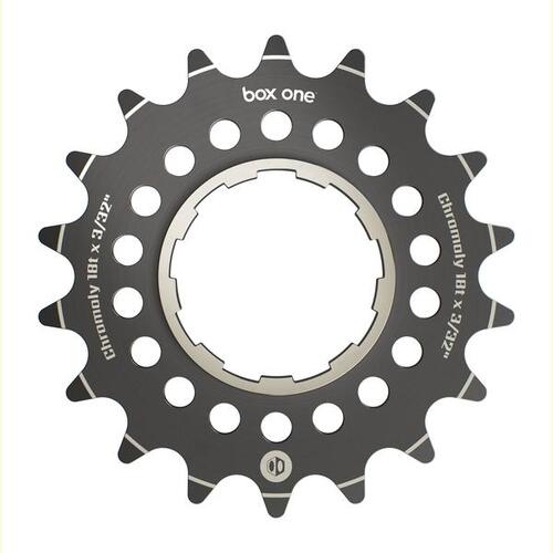 BOX ONE PINION CRMO BLACK 18T COG