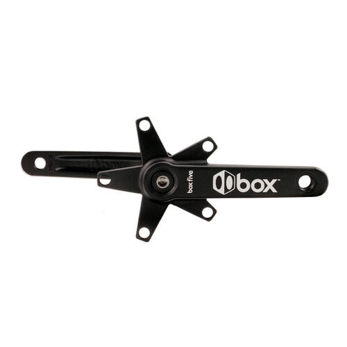BOX FIVE BLACK 140MM SQUARE TAPERED CRANKS