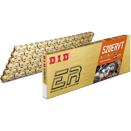 DID 520 ERVT 120L X-RING GOLD MX ENDURO RACING CHAIN