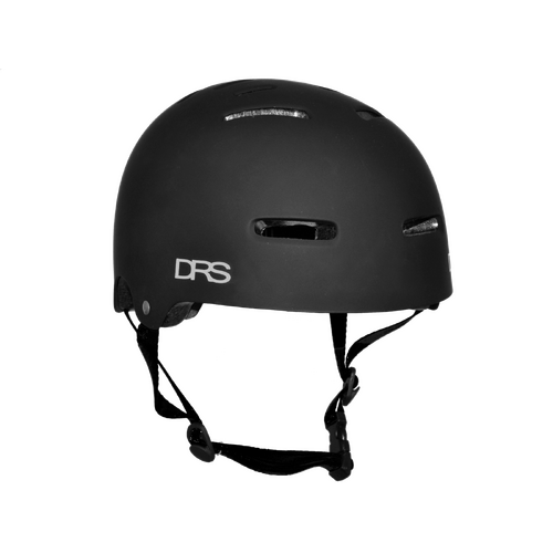DRS MATT BLACK KIDS BMX HELMET - XS/SM
