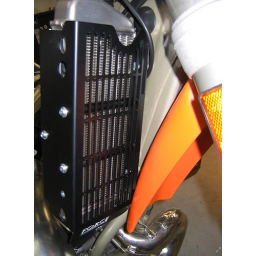FORCE ACCESSORIES KTM ALL MODELS 125 & UP 08-15 BLACK RADIATOR GUARDS