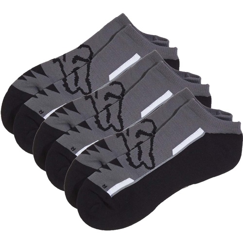FOX PERFORMANCE NO SHOW GREY SOCKS 3PK - S/M