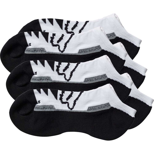 FOX TECH MIDI WHITE WOMENS SOCKS 3PK - S/M