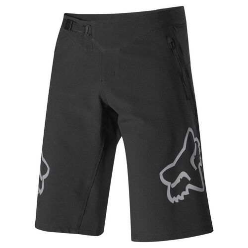 FOX MTB DEFEND BLACK YOUTH SHORTS - 22