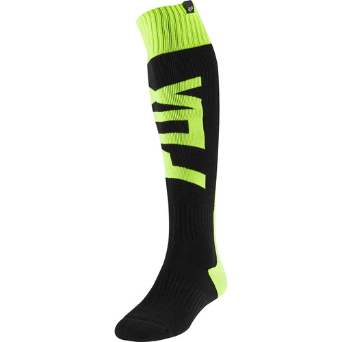 FOX FRI FYCE FLO YELLOW THICK SOCKS - SM