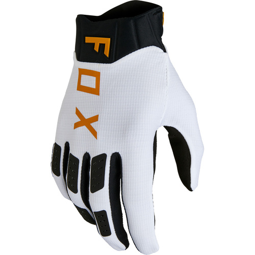 FOX 2022 FLEXAIR WHITE / BLACK GLOVES - SM