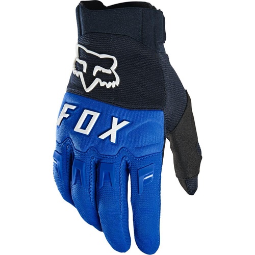 FOX 2021 DIRTPAW BLUE GLOVES - SM