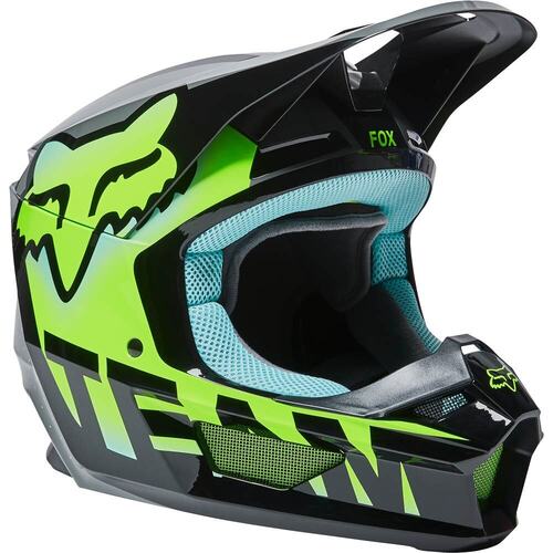 FOX 2022 V1 TRICE TEAL MIPS KIDS HELMET - SM